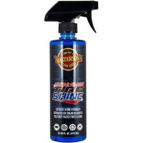 MASTERSON'S CAR CARE MCC_128_16 Ultra Gloss Tire Shine - Extra Shine Formula Delivers Super Wet Tires - Durable and Long Lasting Sprayable (16 oz)
