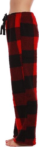 سروال بيجامة نسائي من القطيفة مطبوع عليه Just Love in Kuwait