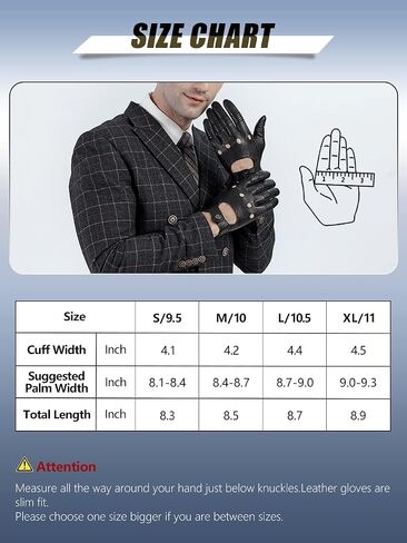 GSG Men Geniune Leather Gloves Sheepskin Black Driving Cycling Touchscreen Motorcycle Unlined Gloves in Kuwait