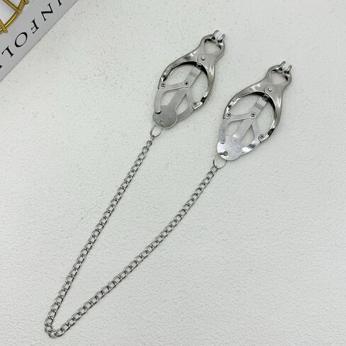 Body Clamps with Chain Adjustable Pressure Body Ring Body Chain Body Clip Non Piercing Chain Stainless Steel for Women Faux Body Jewelry Clip on Jewelry in Saudi Arabia