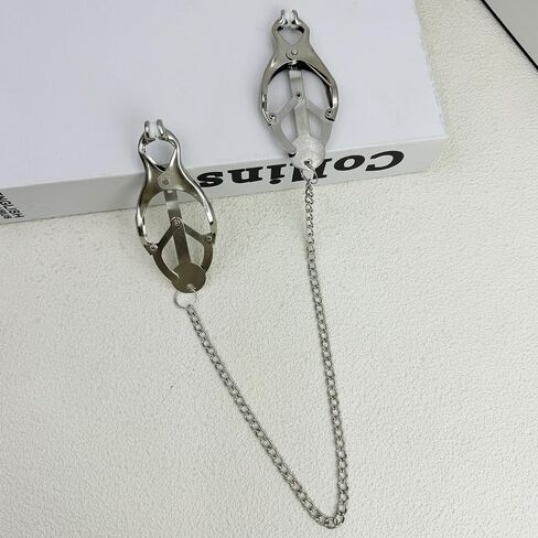 Body Clamps with Chain Adjustable Pressure Body Ring Body Chain Body Clip Non Piercing Chain Stainless Steel for Women Faux Body Jewelry Clip on Jewelry in Saudi Arabia