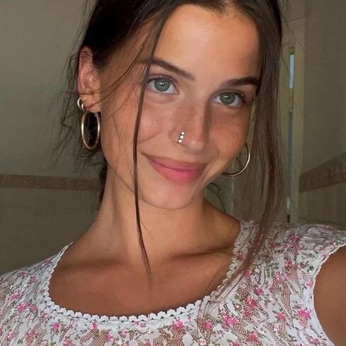11Pcs Fake Nose Ring for Women Non Piercing African Nose Cuffs Faux Clip on Dangling Nose Ring Cuffs Piercing Jewelry Set in Kuwait