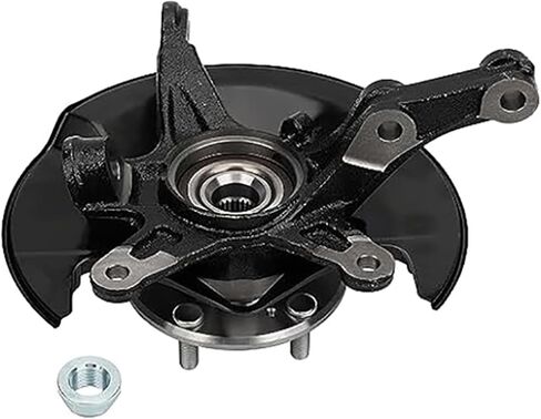 Pair Front LH & RH Steering Knuckle & Wheel Bearing Hub Assembly Fits 2006-2011 Honda Civic(Without Si Model), 44300SNA952, 44300TR0951, 44600SNAA00, 45255SNAA00, 51211SNA010 698450 698451 in Kuwait