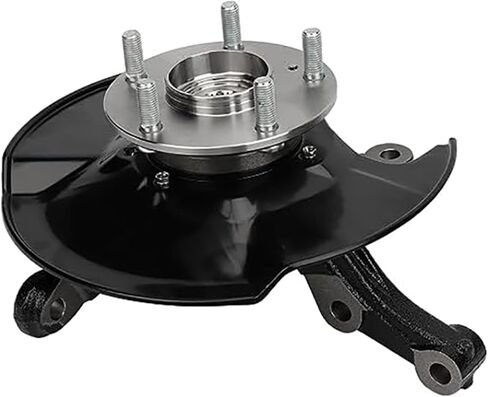 Pair Front LH & RH Steering Knuckle & Wheel Bearing Hub Assembly Fits 2006-2011 Honda Civic(Without Si Model), 44300SNA952, 44300TR0951, 44600SNAA00, 45255SNAA00, 51211SNA010 698450 698451 in Kuwait