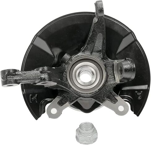 Pair Front LH & RH Steering Knuckle & Wheel Bearing Hub Assembly Fits 2006-2011 Honda Civic(Without Si Model), 44300SNA952, 44300TR0951, 44600SNAA00, 45255SNAA00, 51211SNA010 698450 698451 in Kuwait