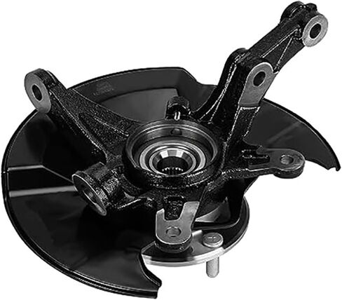 Pair Front LH & RH Steering Knuckle & Wheel Bearing Hub Assembly Fits 2006-2011 Honda Civic(Without Si Model), 44300SNA952, 44300TR0951, 44600SNAA00, 45255SNAA00, 51211SNA010 698450 698451 in Kuwait