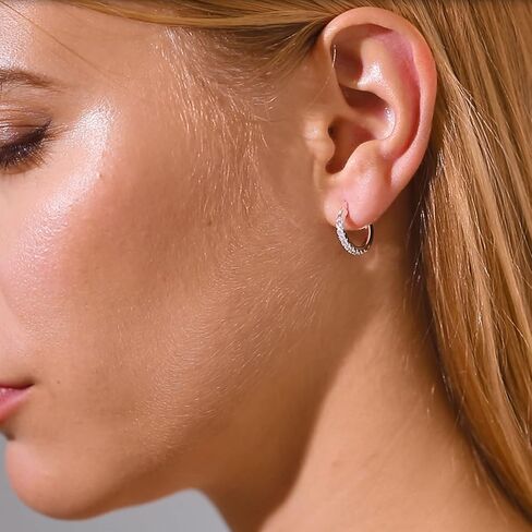 PABBEU Gold Hoop Earrings for Women Sterling Silver Post Small Gold Hoop Earrings 14k Real Gold Tiny Hypoallergenic Small Hoop Earrings Set for Women Men 13/15 /20mm in Kuwait