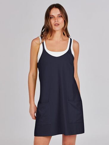 Prinbara Women 2024 Summer Mini Romper Dress Tennis Athletic Shorts Sundress Built in Shapewear Casual Workout Trendy Outfits in Saudi Arabia