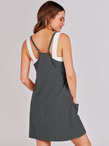 Prinbara Women 2024 Summer Mini Romper Dress Tennis Athletic Shorts Sundress Built in Shapewear Casual Workout Trendy Outfits in Saudi Arabia