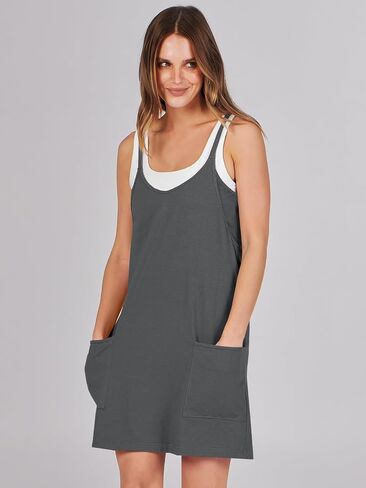 Prinbara Women 2024 Summer Mini Romper Dress Tennis Athletic Shorts Sundress Built in Shapewear Casual Workout Trendy Outfits in Saudi Arabia