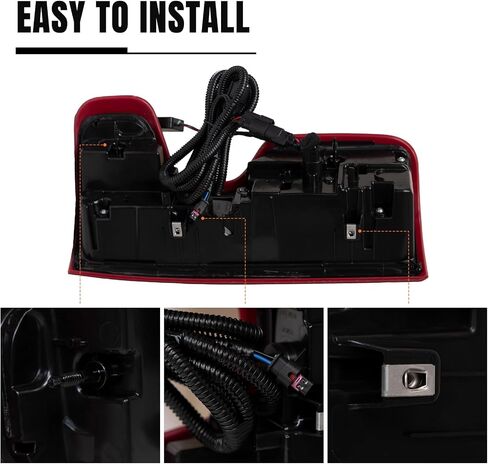 LED Tail Lights Assembly Compatible With 2019 2020 2021 2022 2023 2024 Chevy Silverado 1500 2500HD 3500HD, Rear Taillights Brake Lights Replace 84678149/84678150, Right Passenger Side in Saudi Arabia