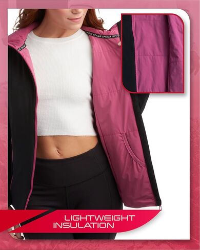 Spyder Womens Windbreaker Jacket - Lightweight Insulated Wind Resistant Waterproof Jackets for Women Zip Up Womens Jacket in Kuwait