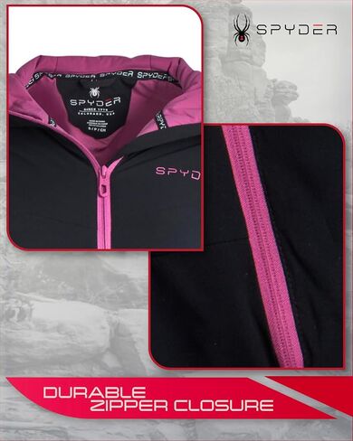 Spyder Womens Windbreaker Jacket - Lightweight Insulated Wind Resistant Waterproof Jackets for Women Zip Up Womens Jacket in Kuwait