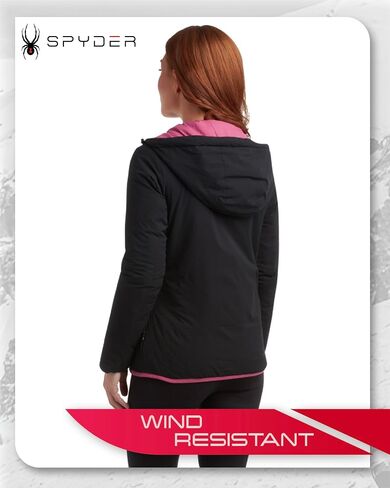 Spyder Womens Windbreaker Jacket - Lightweight Insulated Wind Resistant Waterproof Jackets for Women Zip Up Womens Jacket in Kuwait