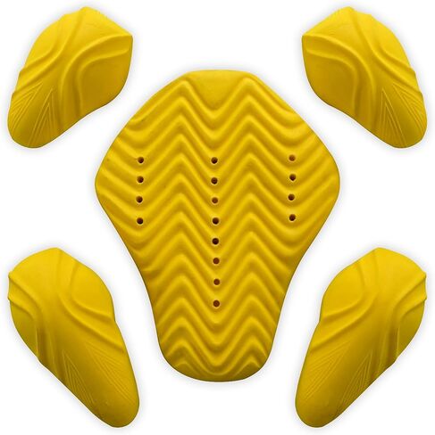 5 PC - CE Certified Armor Pads l Level 2 Approved Back, Shoulder and Elbows Armor Protector Inserts for Motorcycle Jackets in Saudi Arabia