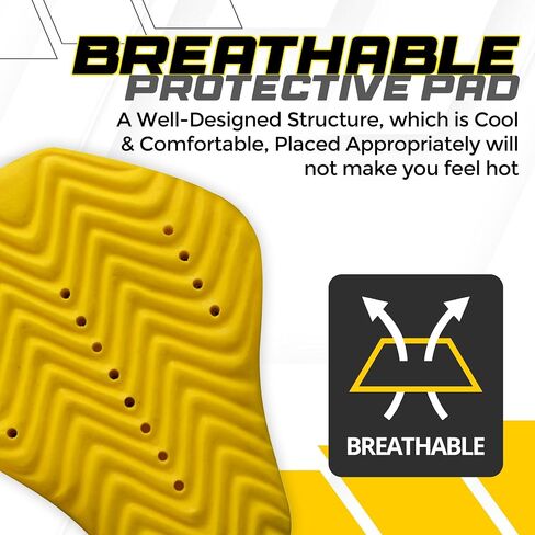5 PC - CE Certified Armor Pads l Level 2 Approved Back, Shoulder and Elbows Armor Protector Inserts for Motorcycle Jackets in Saudi Arabia