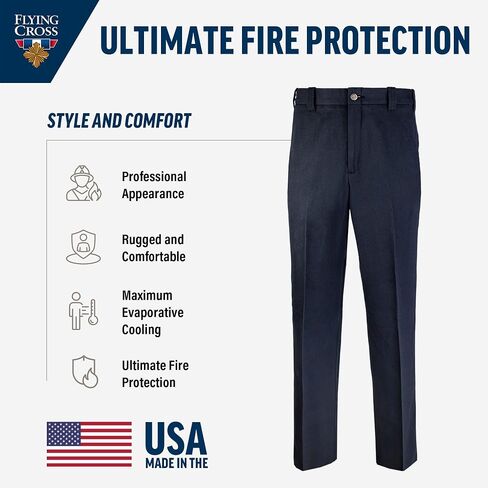 FR Firefighter Pants for Women, FR Uniform, Fire Department, EMS, NFPA Compliant, Unhemmed in Saudi Arabia