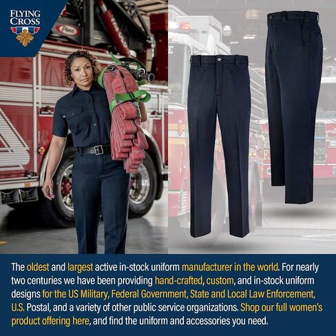 FR Firefighter Pants for Women, FR Uniform, Fire Department, EMS, NFPA Compliant, Unhemmed in Saudi Arabia