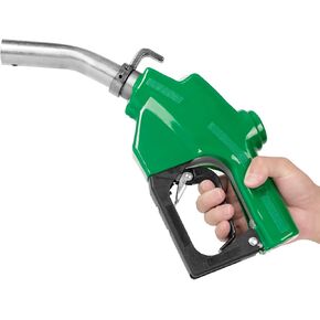 3/4" NPT Automatic Fuel Nozzle with 360° Swivel, 16 GPM Max Flow Rate, Auto Shut Off, 13/16"Spout with Anti-slip spring Used for Gasoline Diesel Kerosene Biodiesel