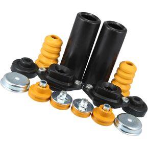 Motoforti Car Rear Upper Lower Bumpers Shock Mount Replace No.33506767010/33526768544 for BMW E82 128i 2008-2013 for BMW E88 128i 135i 2008-2013 1 Set Long-lasting