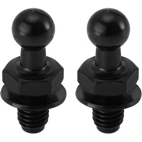 SING F LTD 2Pcs Bonnet Gas Struts Screw Car Bonnet Hood Tailgate Trunk Lid Gas Strut Rod Screw Ball Stud Pin Compatible with VW Golf 3 4 5 6 7 OEM WHT006580