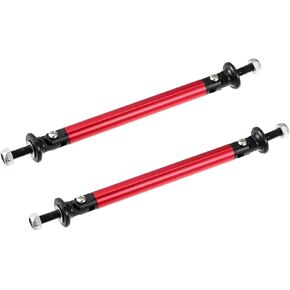 ACROPIX 1pair 100mm 3.94" Splitter Support Rods Adjustable Front Rear Bumper Lip Splitter Strut Rod Tie Support Bars Fit Most Vehicle Red Car Parts