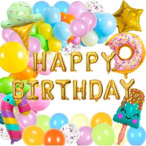 VIDAL CRAFTS 1st Birthday Decorations Boy - High Chair Banner, Baby Birthday Decorations, 1 Year Old Birthday Decorations - Balloons, Banners, Pom Poms, Cake Topper - First Birthday Decor Boy