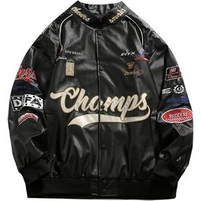 Vamtac Unisex Baseball Varsity Bomber Jacket Street Men's Jacket With Pockets