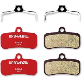 TOP BRAKE 2 Pairs Disc Bike Brake Pads for Shimano 4 Piston Saint BR-M810 M820 Zee M640 XTR-M9120, Deore XT BR-M8020, M8120,M6120,BR-MT420,MT510,MT520 Tektro HD M745 735 725 750 TRP,SL,Slate T4,G-S