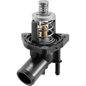 BDFHYK 902-2090 Engine Coolant Thermostat Housing Assembly Compatible with Cadillac Chevy GMC Escalade ESV Silverado Suburban Tahoe Sierra Yukon 4.3L 5.3L 6.2L Replace 12674639 815-207