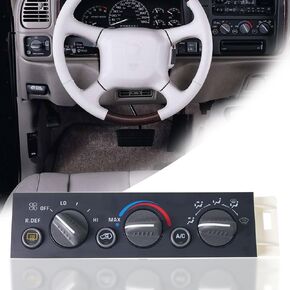 599-006 A/C Heater Climate Control for Cadillac Escalade 1999-2000, Chevrolet Suburban 1500/2500/Tahoe 1996-2000, GMC Yukon 1996-2000, Climate Control Panel w/Rear Window Defogger Switch
