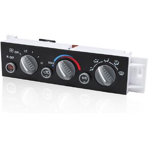 599-006 Heater Climate Control with Rear Window Defogger for 1996-2000 Chevy C1500 C2500 K1500 K2500 K3500 Suburban Tahoe 2 Door 4 Door, GMC Yukon XL SLE SLT, Cadillac Escalade Replace 9378805