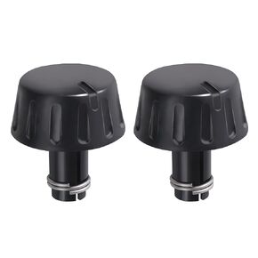 79601-S2A-911 Climate Control Knobs/Dash Cluster Switch Heater Control Knobs Compatible with 2002-2009 Honda S2000 AP1 AP2 -Black