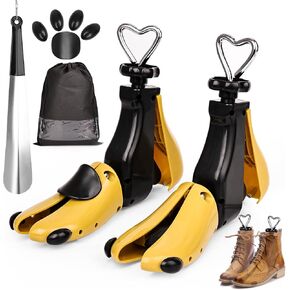 2 Pieces Shoe Stretcher Women Men, Adjustable Width and Length Boot Stretcher, Shoe Expander Shoe Widener Stretcher