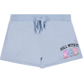 Care Bears Ladies Athletic Shorts - Cheer Friend Funshine Good Luck Shorts - Classic Shorts
