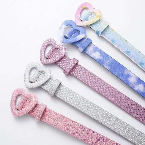 4 Pack Children's Leather Belt Girl Belt Size 6-12 Girl Dress Pants Jeans in Saudi Arabia