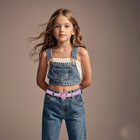 4 Pack Children's Leather Belt Girl Belt Size 6-12 Girl Dress Pants Jeans in Saudi Arabia