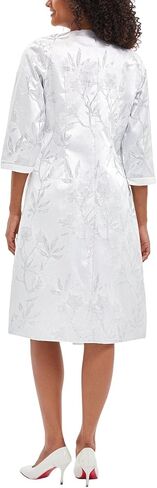 Women's Elegant 2 Piece Dress Church Suits with Exquisite Jacquard Embroidery Long Jacket for Wedding Party Evening Dress in Saudi Arabia