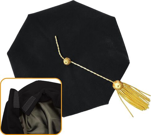 ثوب التخرج من GradPlaza للدكتوراه وجانب الدكتوراه Tam 8 مع أنابيب ذهبية للجامعة in Saudi Arabia