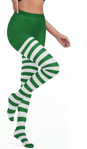 American Trends Striped Tights for Women Witch Tights Halloween Costume Stretchy Tights Pantyhose Stockings for Cosplay in Saudi Arabia