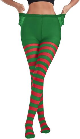 American Trends Striped Tights for Women Witch Tights Halloween Costume Stretchy Tights Pantyhose Stockings for Cosplay in Saudi Arabia