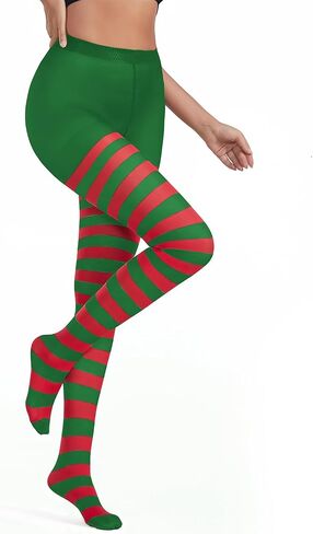American Trends Striped Tights for Women Witch Tights Halloween Costume Stretchy Tights Pantyhose Stockings for Cosplay in Saudi Arabia