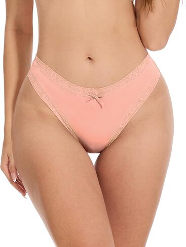 Seamless Thongs for Women Lace G String No Show Panties Invisible Breathable Underwear in Saudi Arabia