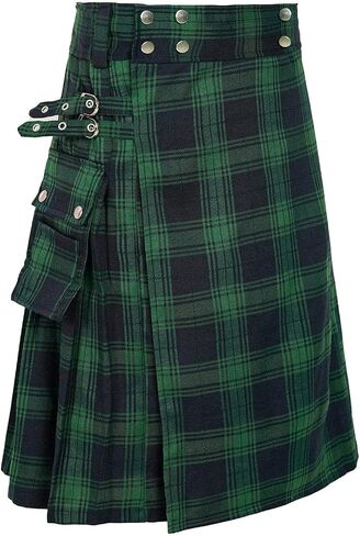 Kilt for Men Traditional Highland Tartan Utility Kilt Scottish Mens Kilt in Saudi Arabia