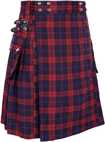 Kilt for Men Traditional Highland Tartan Utility Kilt Scottish Mens Kilt in Saudi Arabia