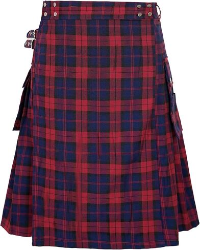 Kilt for Men Traditional Highland Tartan Utility Kilt Scottish Mens Kilt in Saudi Arabia