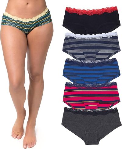 Emprella Cotton Underwear for Women, Seamless Women's Underwear Pack, Cheeky Hipster Panties in Saudi Arabia