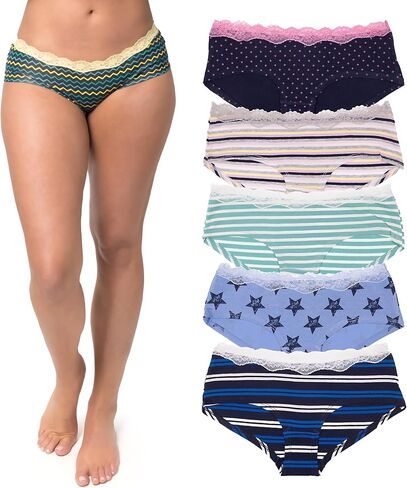 Emprella Cotton Underwear for Women, Seamless Women's Underwear Pack, Cheeky Hipster Panties in Saudi Arabia