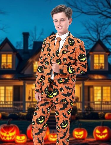 A&J DESIGN Boys Funny Print Suit for 6-14 Years in Kuwait