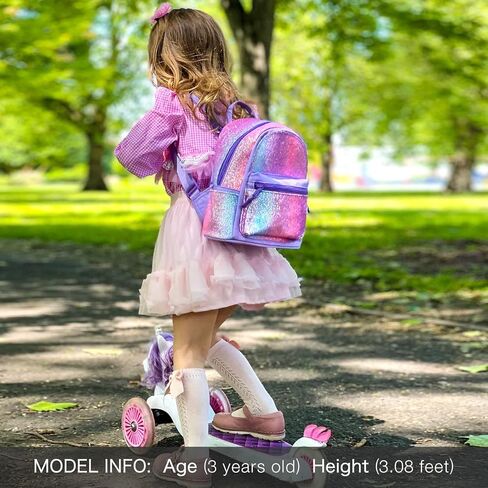 mibasies Mini Backpack for Girls Kids Rainbow Purse Dance Bag for Girls Gifts age 2 3 4 5 6 7 8 yrs in Saudi Arabia